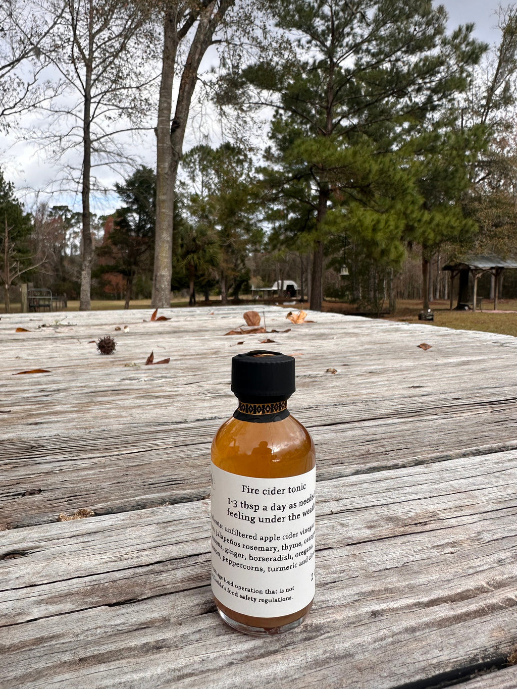Fire cider tonic