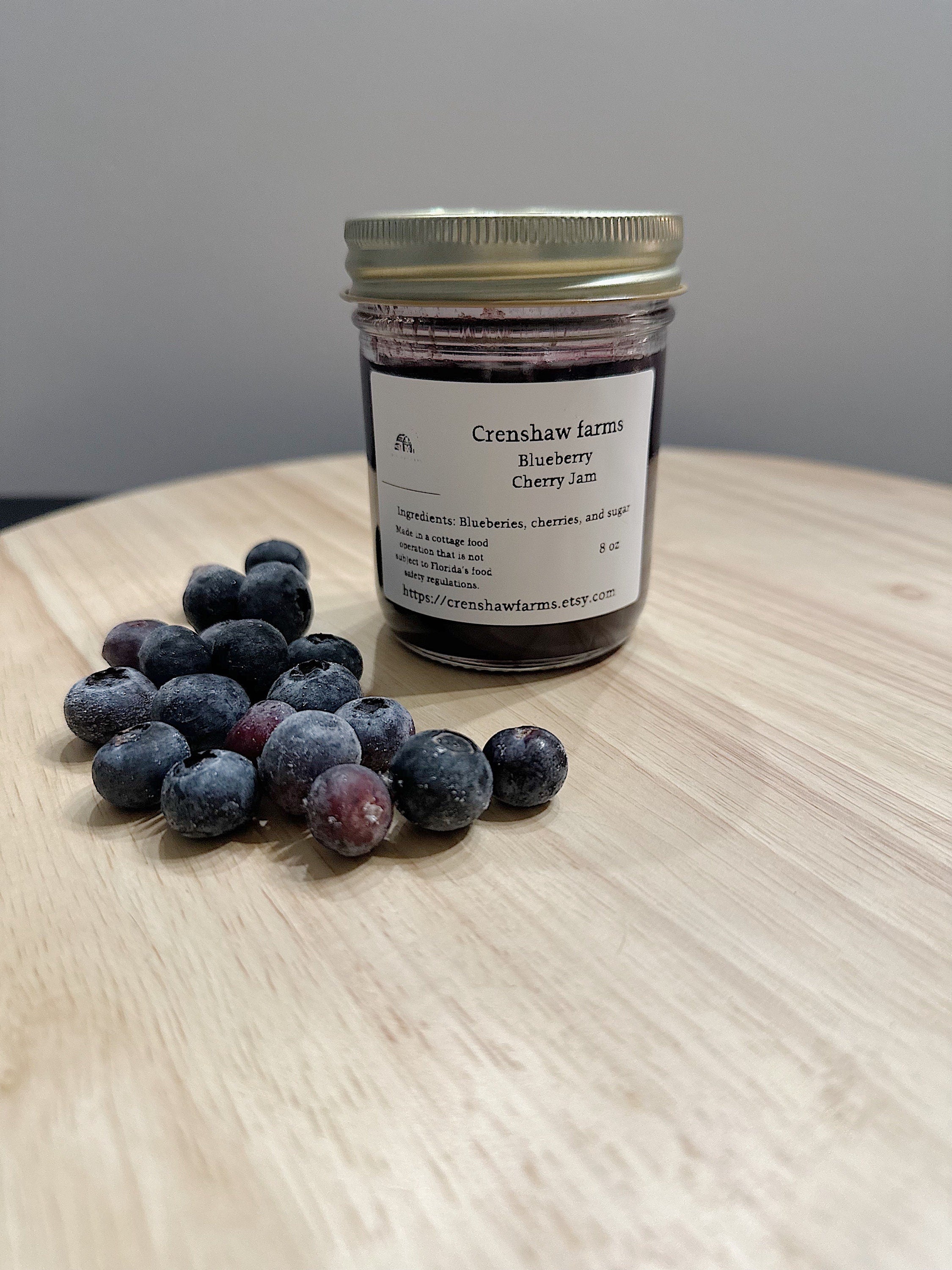 Handcrafted Blueberry Cherry Jam
