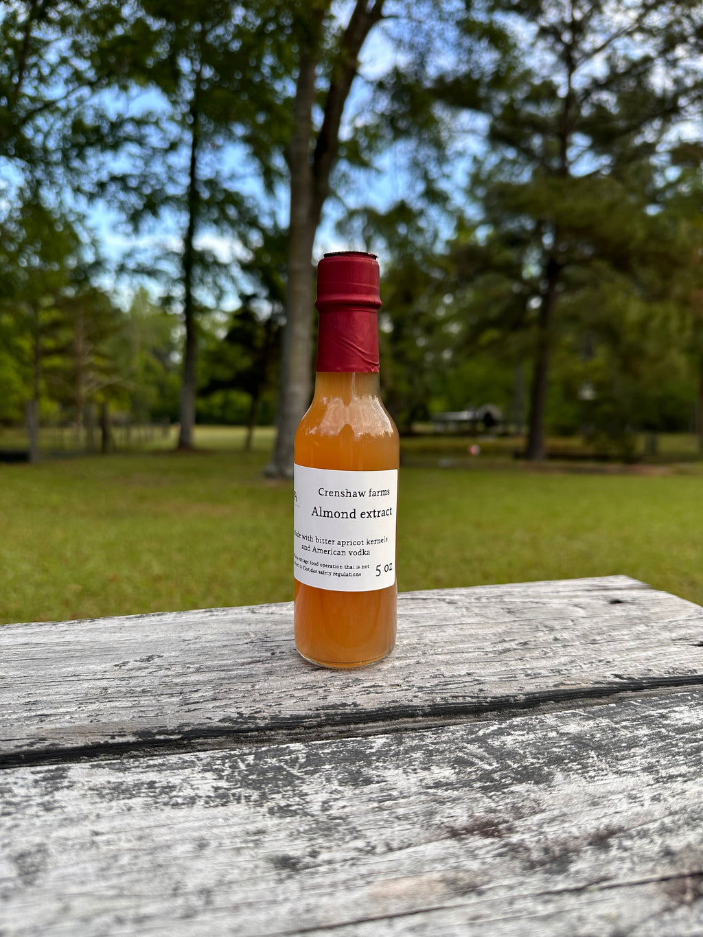 Homemade almond extract
